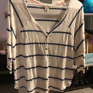 Billabong striped Henley